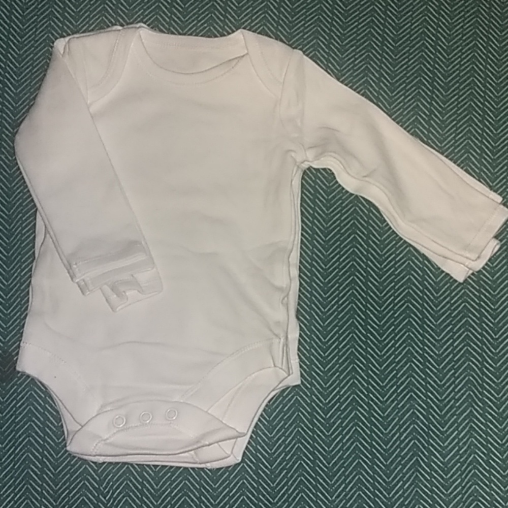 Three long sleeve baby onesie